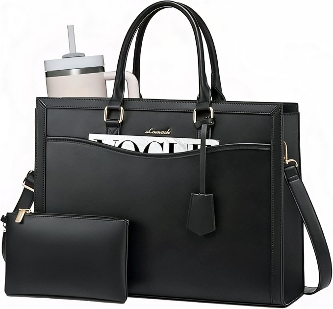 LOVEVOOK Laptop Tote showcasing stylish design and functionality.