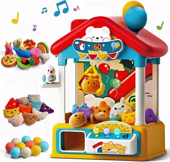 Arcade Claw Machine for Home Use Offering Endless Fun and Entertainment