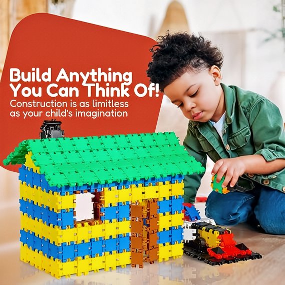 Colorful Beblox STEM Blocks fostering creativity and learning for children.