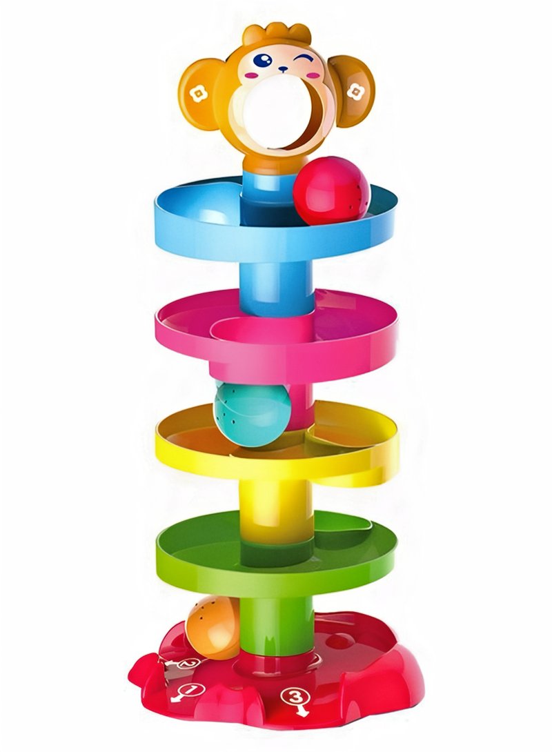 لعبة كرات متدحرجة من هوانجر للأطفال بتصميم آمن ومسلي.