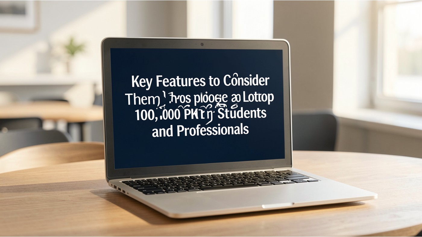 Key Features to Consider When Choosing a Laptop