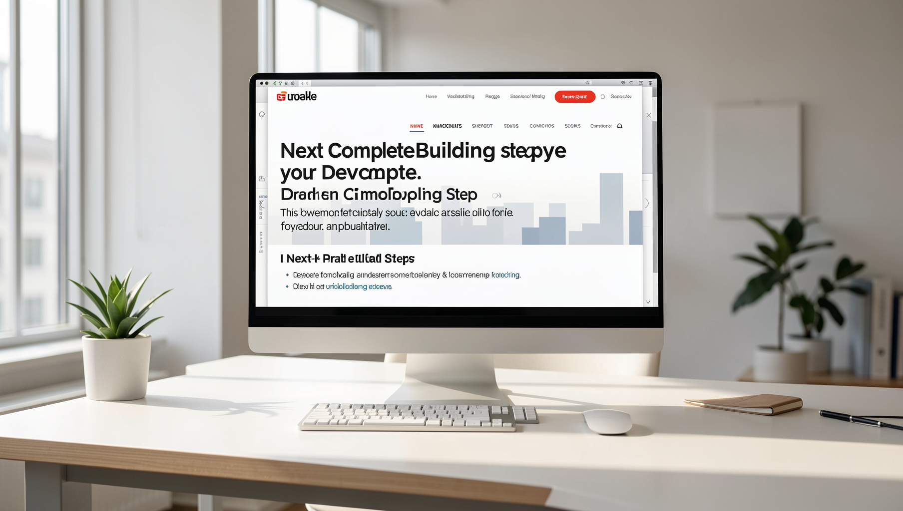 Visual overview of Practical Steps for Developing Your Next.js 16 Website.